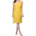 Women39s Sleeveless Cotton Inner Slip Dress Round
