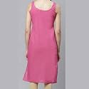 Women39s Sleeveless Cotton Inner Slip Dress Round