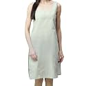 Women39s Sleeveless Cotton Inner Slip Dress Round