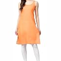 Women39s Sleeveless Cotton Inner Slip Dress Round