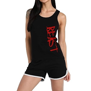 women39s sleeveless cotton workout outfits high waist running shorts gym yoga sports printed tank top amp shorts sets l251