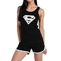 Women's Sleeveless Cotton Workout Outfits High Waist Running Shorts, Gym, Yoga Sports Printed Tank Top &amp; Shorts Sets L251