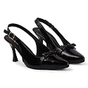 Women39s Slingback Pointed Toe Pumps with Bow