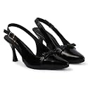 Women39s Slingback Pointed Toe Pumps with Bow
