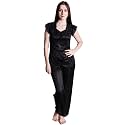 Women39s Soft amp Smooth Satin Solid Nightwear