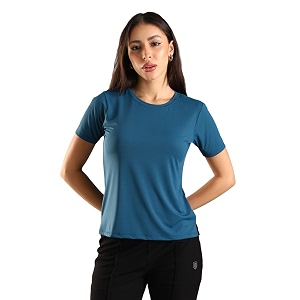 Womens Soft Stretchy Nylon Sports Top