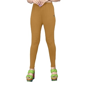 Womens Solid Mid Rise Slim Fit Ankle