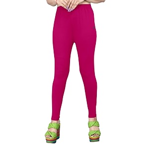 Womens Solid Mid Rise Slim Fit Ankle