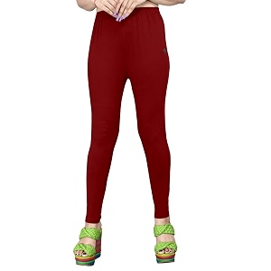 Womens Solid Mid Rise Slim Fit Ankle