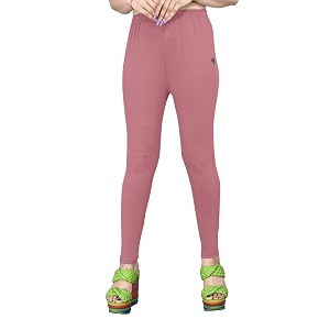 Womens Solid Mid Rise Slim Fit Ankle