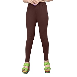 Womens Solid Mid Rise Slim Fit Ankle