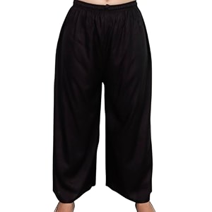 Womens Solid Rayon Palazzo Pants Regular Palazo