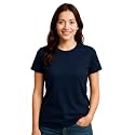 Women39s Solid Round Neck Half Sleeves Polyester
