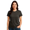 Women39s Solid Round Neck Half Sleeves Polyester