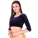 Women39s Solid Velvet Breathable 34 Sleeve Round