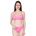 Women39s Spandex Cotton Padded Lingerie Bra Panty