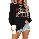 Women's St Patrick's Day Shamrock Sweatshirt Irish Shirts Pullover Top Cute Long Sleeve Holiday Outfit &amp; Gift