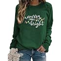 Women's St Patrick's Day Shamrock Sweatshirt Irish Shirts Pullover Top Cute Long Sleeve Holiday Outfit & Gift