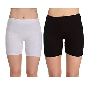 Womens Stretchable Cotton Stretch Fabric Cycling