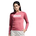 Women39s Stretchable Raglan Full Sleeve Graphic Print
