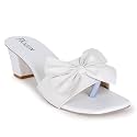 Women39s Stylish Block Heel Sandals with Bow