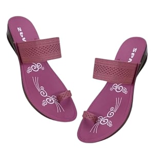 Womens Stylish Solid Colour Flip Flop Slippers