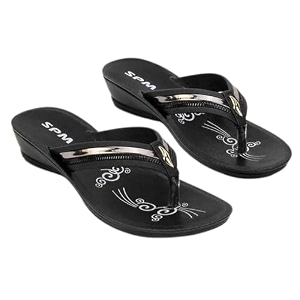 Womens Stylish Solid Colour Flip Flop Slippers