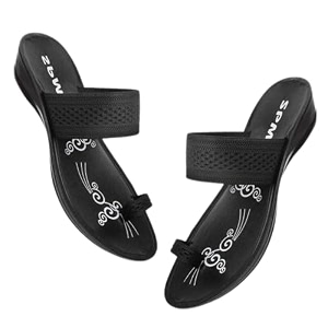 Womens Stylish Solid Colour Flip Flop Slippers