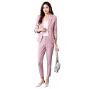 Women's Suit Blazer 3 Piece Office Business Casual Single Breasted Blazer Jacket Pant and Canny Set