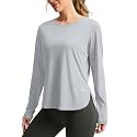 Women's Sun Shirts UPF 50+ Long Sleeve UV Protection Shirt Lightweight Quick Dry Workout Hiking Tops for Women