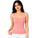 Women's Thermal Underwear Tops Velvet Camisole Apricot Sexy Stretchy Slim-Fit Body Shaper Vest Shirt (Suitable for 40-65 kg Weight) (Size: S, M, L) (Bust Size : 66 to 130 CM)
