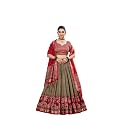 Women's Trending Designeer Tussar Silk Lehenga Choli Print with Foil Work With Unstitched Blouse Patola Print Adorned with Foil Work For Navrati || Wedding