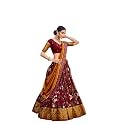 Women's Trending Designeer Tussar Silk Lehenga Choli Print with Foil Work With Unstitched Blouse Patola Print Adorned with Foil Work For Navrati || Wedding