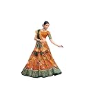 Women's Trending Designeer Tussar Silk Lehenga Choli Print with Foil Work With Unstitched Blouse Patola Print Adorned with Foil Work For Navrati || Wedding