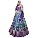 Women's Trending Designeer Tussar Silk Lehenga Choli Print with Foil Work With Unstitched Blouse Patola Print Adorned with Foil Work For Navrati || Wedding