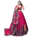 Women39s Tussar Silk Lehenga Choli Set 