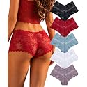 Women's Underwear Lace Boyshort Panties for Ladies Sexy Lingerie for Women