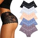 Women's Underwear Lace Boyshort Panties for Ladies Sexy Lingerie for Women