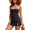 Women39s Underwire Tankini Swimsuit with Skirt Tummy