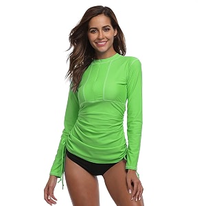 Womens UV Sun Protection Long Sleeve Rash
