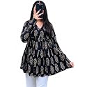 Women39s V Neck Anarkali Short Kurti for