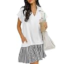 Women39s V Neck Short Sleeve Summer Dress