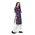 Women39s Viscose Floral Regular Kurta