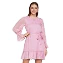 AND Women39s Viscose A-Line Mini Dress