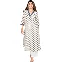 Women39s Viscose Rayon Printed A-Line Kurta 