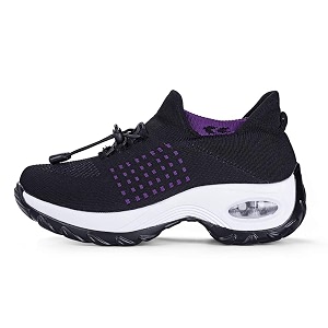 Womens Walking Shoes Sock Sneakers - Mesh