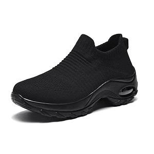 Womens Walking Shoes Sock Sneakers - Mesh