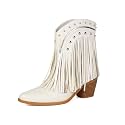 Women39s Western Ankle Booties Pointed Toe Cowgirl