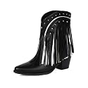 Women39s Western Ankle Booties Pointed Toe Cowgirl