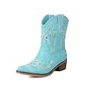 Women39s Western Ankle Booties Pointed Toe Cowgirl